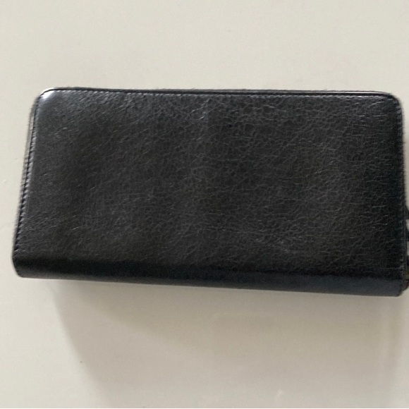 Balenciaga Continental Leather Wallet City Long Wallet in Black Noir - Picture 4 of 11